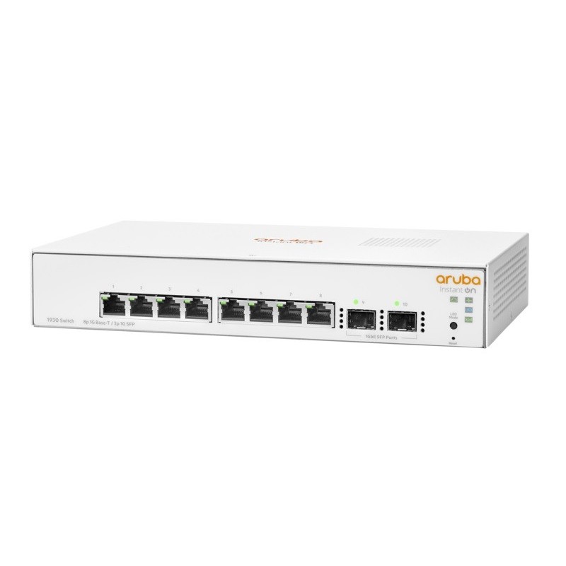 Switch Aruba Instant On 1930 8G - 8 x RJ45 GbE + 2 x SFP GbE